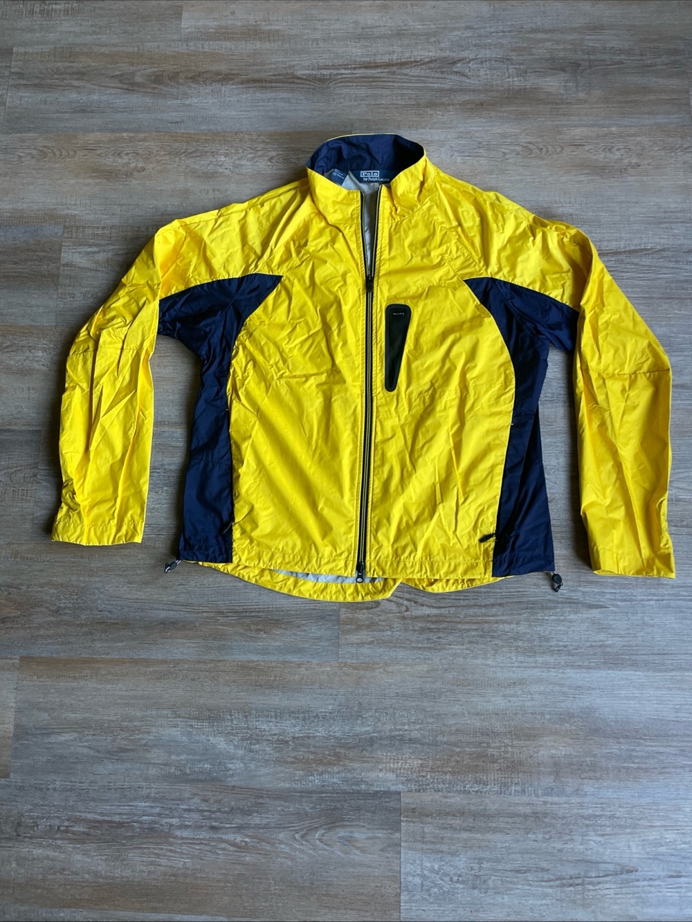 Vintage Y2K Polo Ralph Lauren Full Zip Yellow Size XL Windbreaker